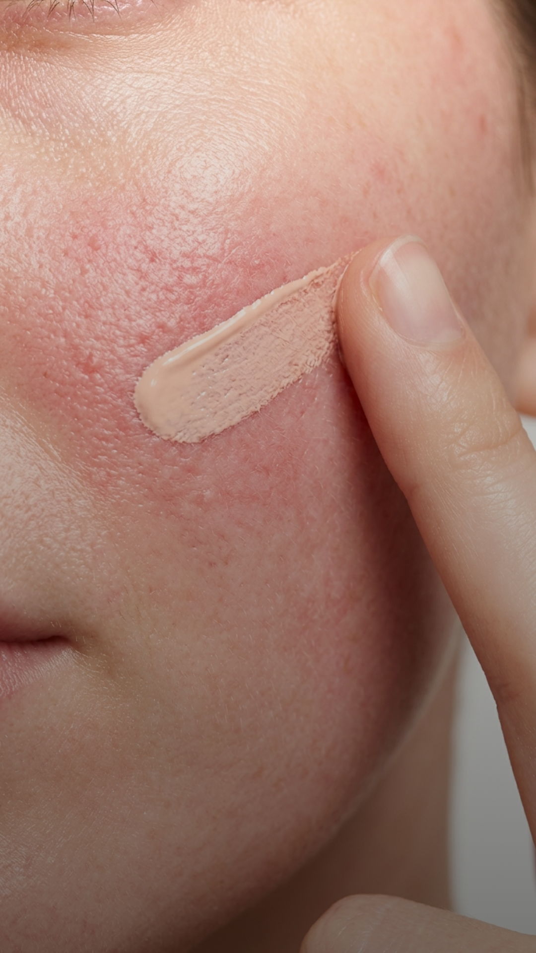 How to cover redness, the skin-first way.